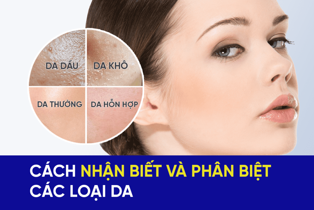 Cách phân biệt và chăm sóc các loại da